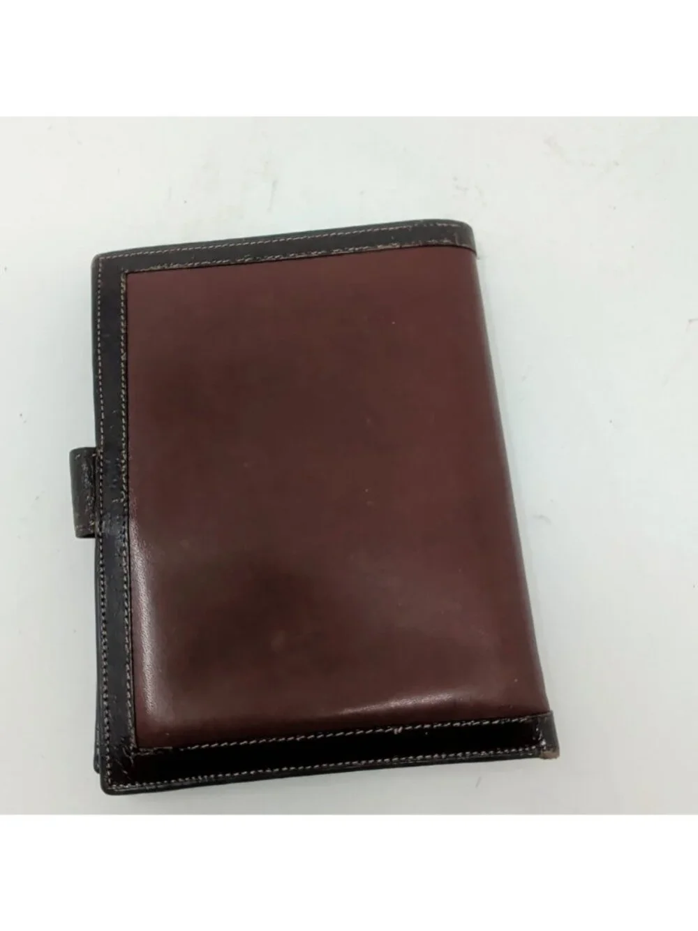 Vintage Mark Cross Wallet Leather Brown 60s